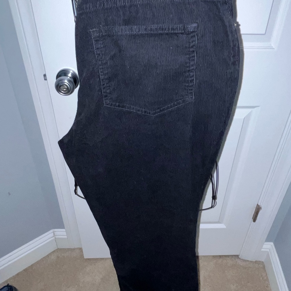 Lands End black corduroy pants size 16W